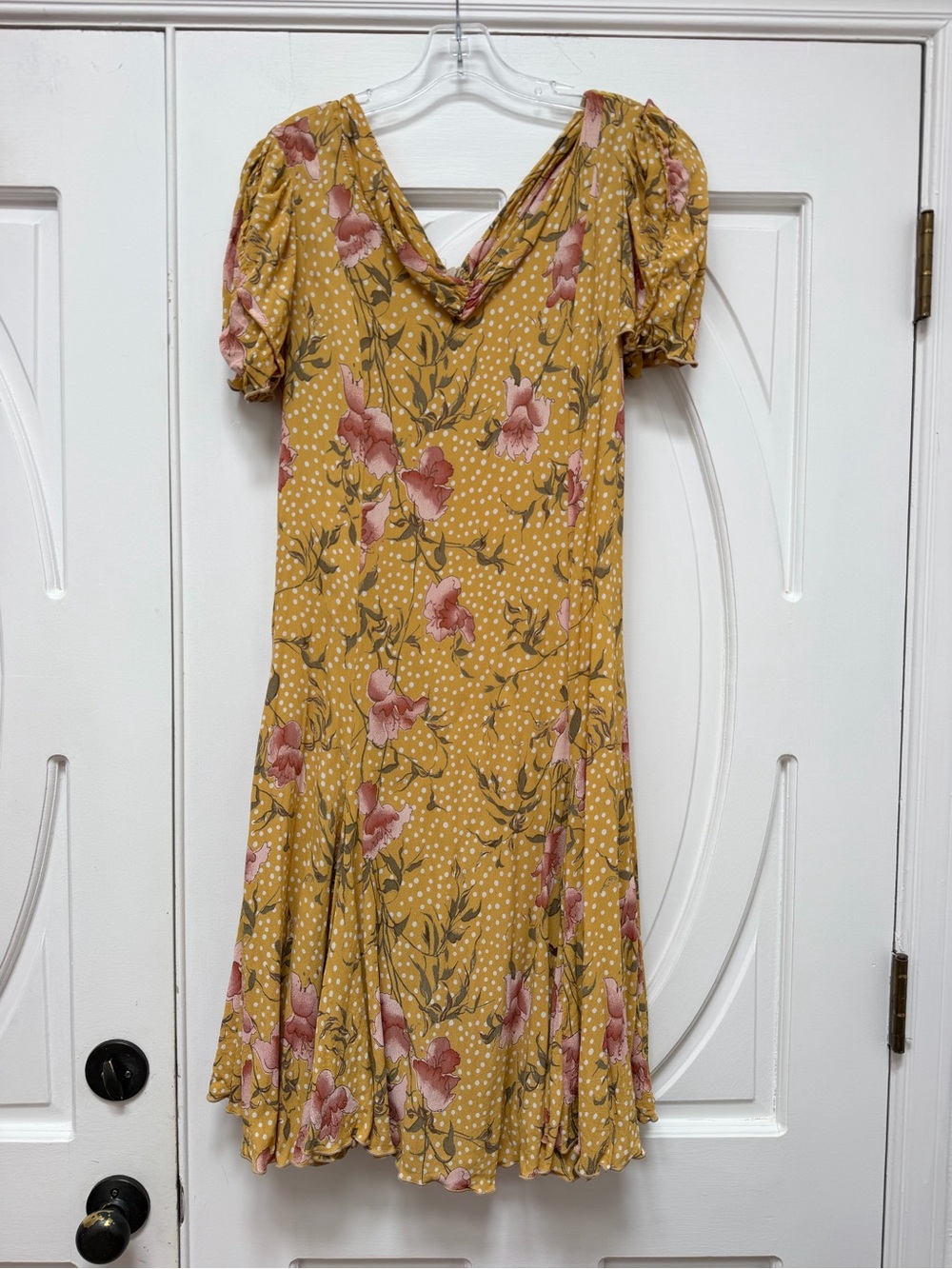Loco Lindo Off Shoulder Floral Dress Pinup vintage style XXL